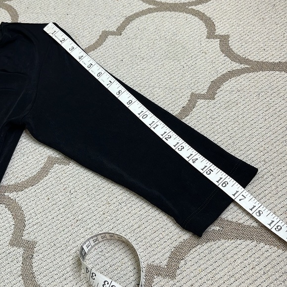 Chico's Travelers Rosemary Black 3/4 sleeve stretch dress, size small petite - Picture 8 of 17